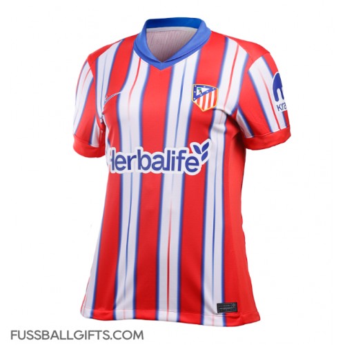 Atletico Madrid Fußballbekleidung Heimtrikot Damen 2024-25 Kurzarm